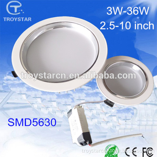 1600lm Ra80 recessed waterproof IP44 Sumsang5630 smd led downlight 18w
